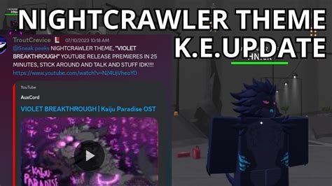 NIGHTCRAWLER THEME & KE UPDATE .